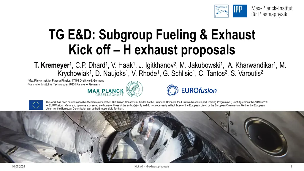 tg e d subgroup fueling exhaust kick