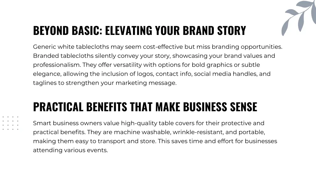 beyond basic elevating your brand story