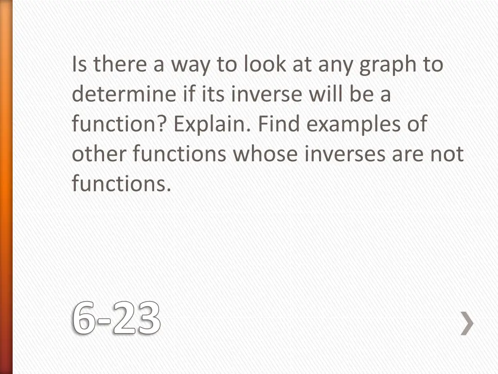 is there a way to look at any graph to determine