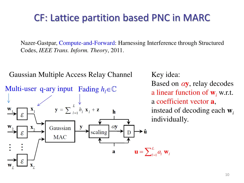 cf lattice partition based pnc in marc 1