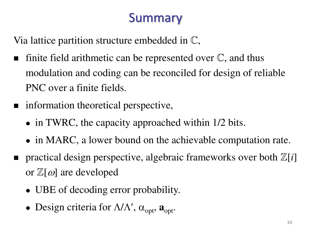 summary