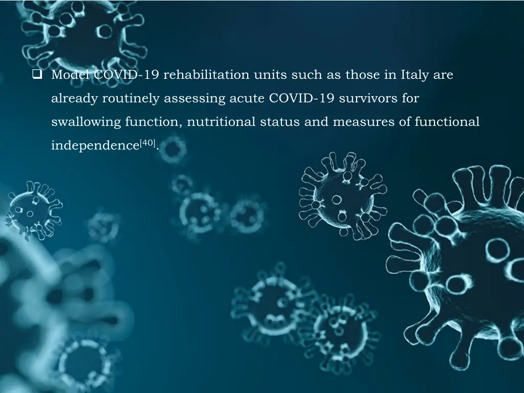 model covid 19 rehabilitation units such as those