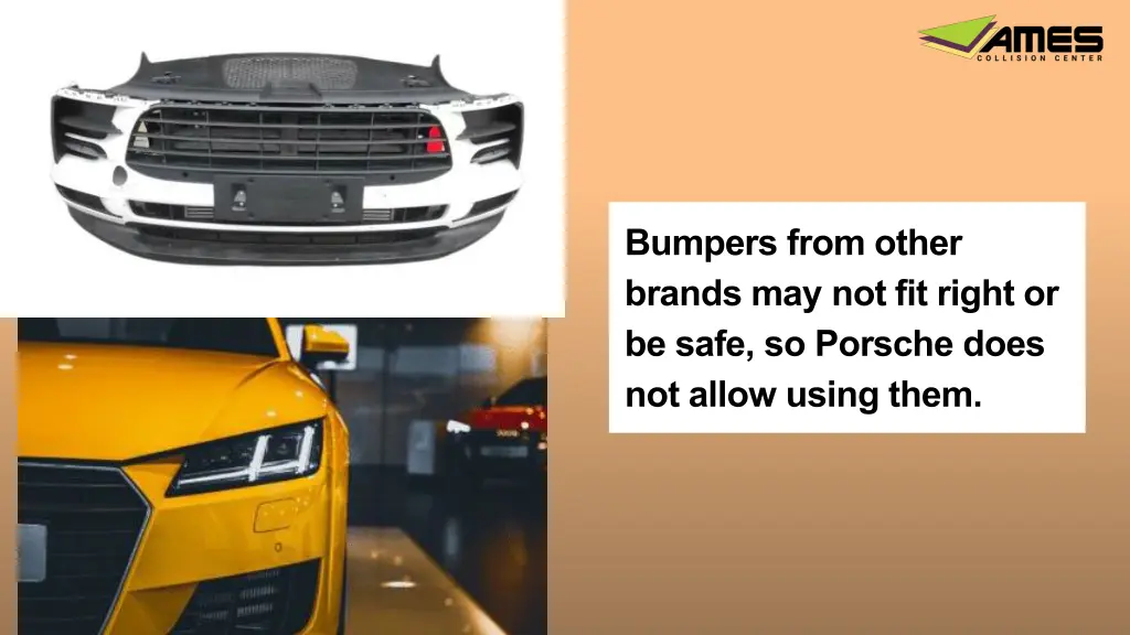 bumpers from other brands may not fit right