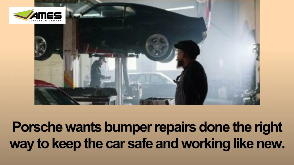 porsche wants bumper repairs done the right