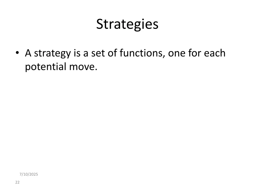 strategies
