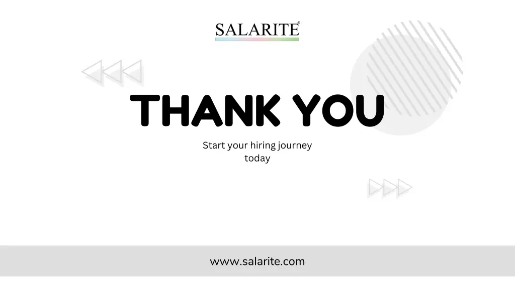 thank you start your hiring journey today