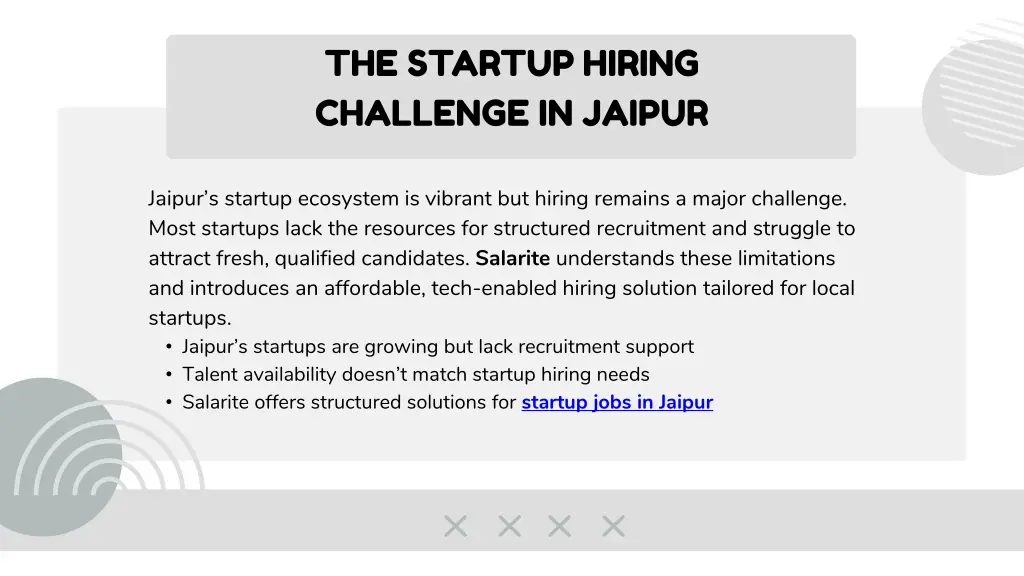 the startup hiring challenge in jaipur