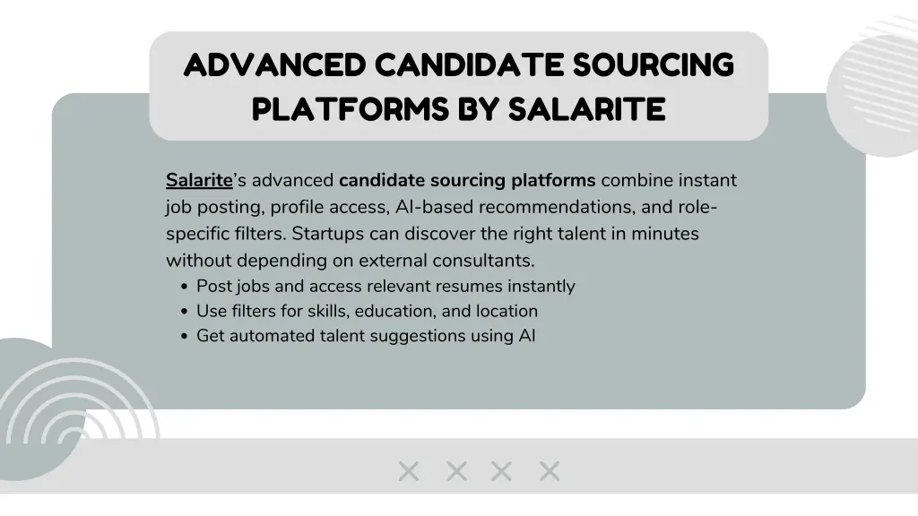 advanced candidate sourcing platforms by salarite