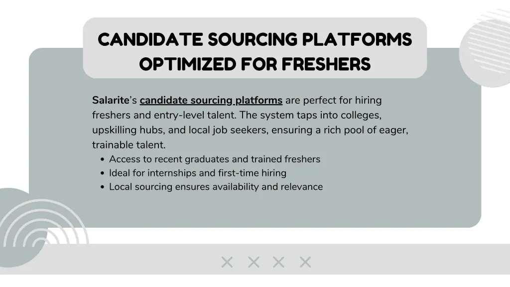 candidate sourcing platforms optimized