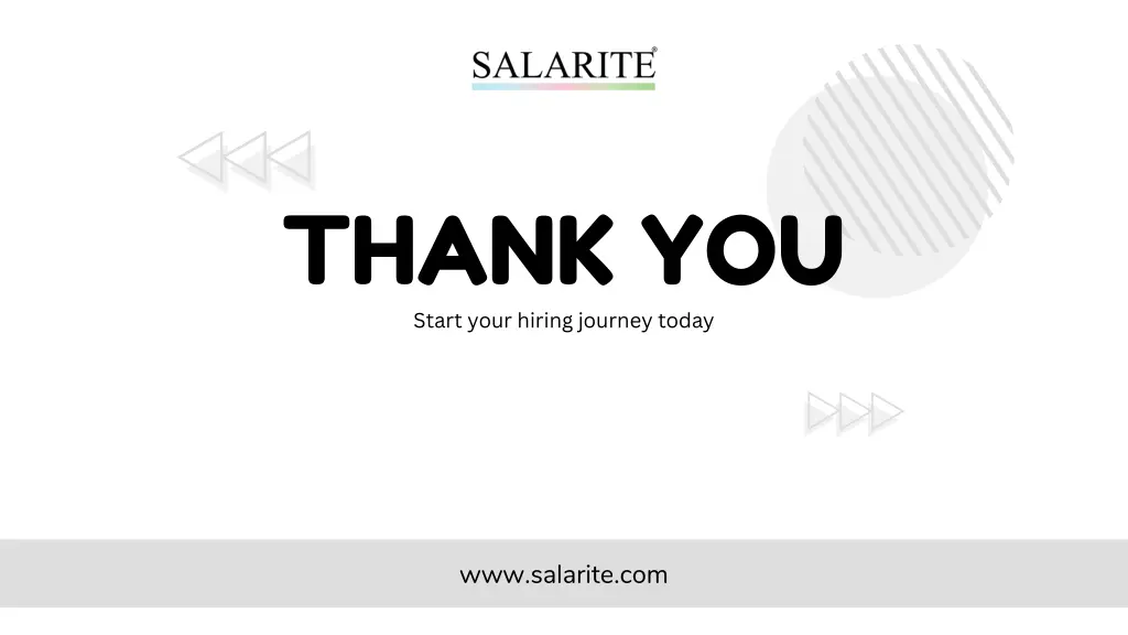 thank you start your hiring journey today