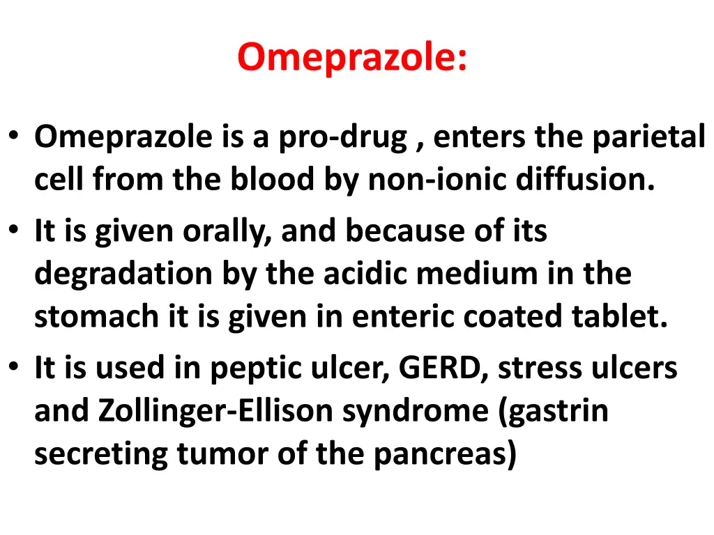 omeprazole