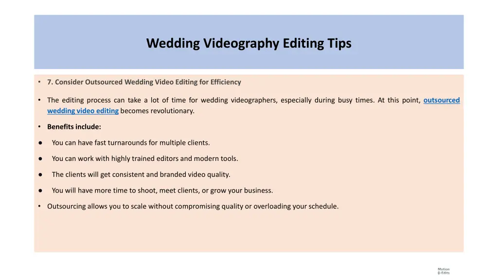 wedding videography editing tips 2