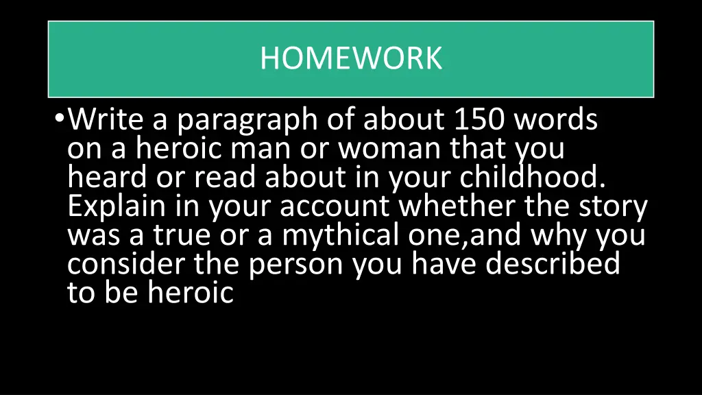 homework