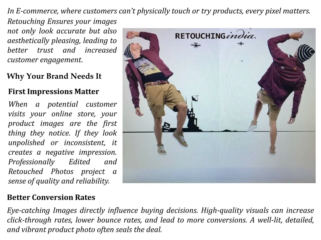 in e commerce where customers can t physically