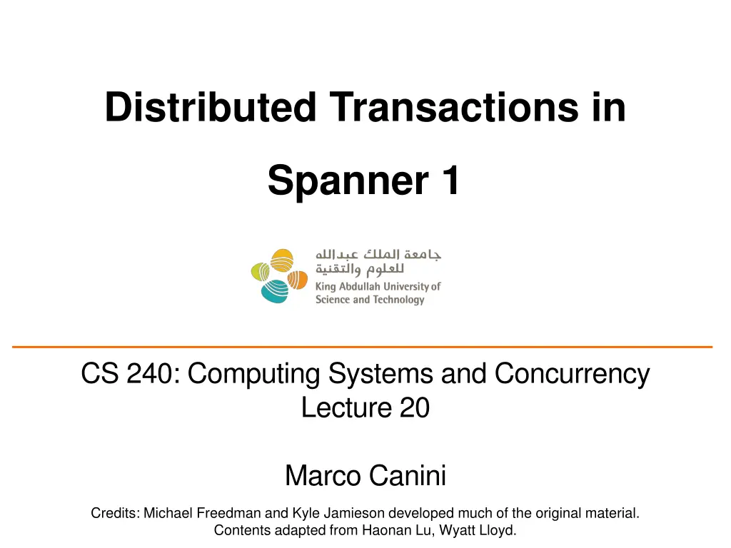 distributed transactions in