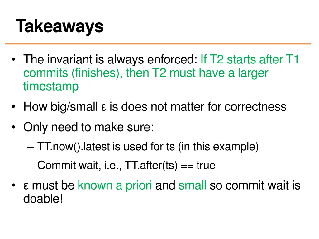 takeaways
