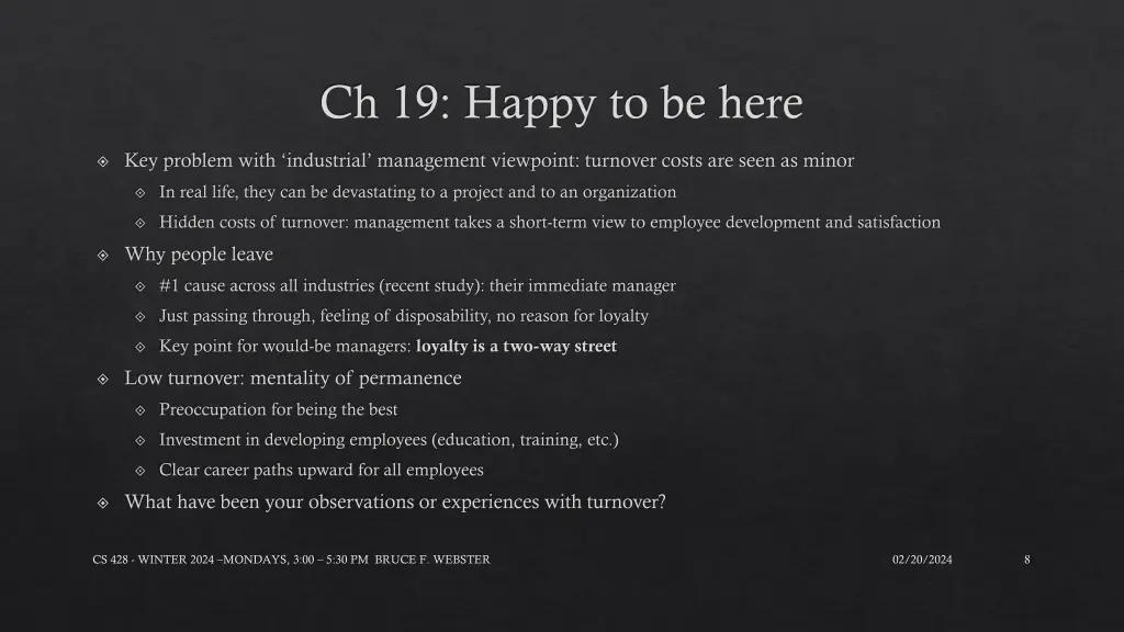 ch 19 happy to be here