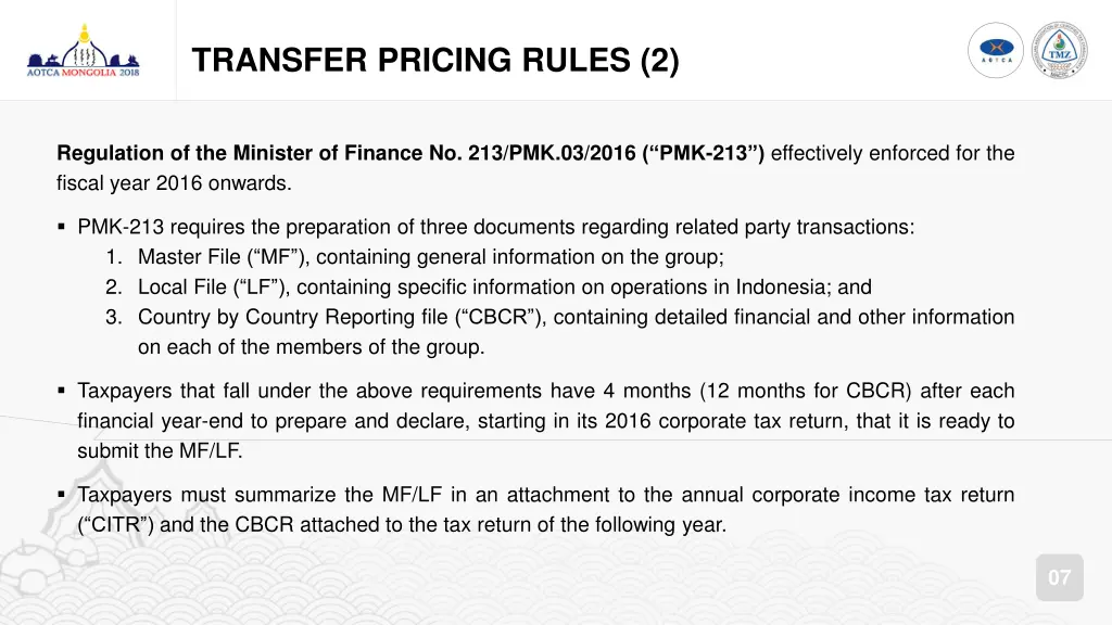 transfer pricing rules 2