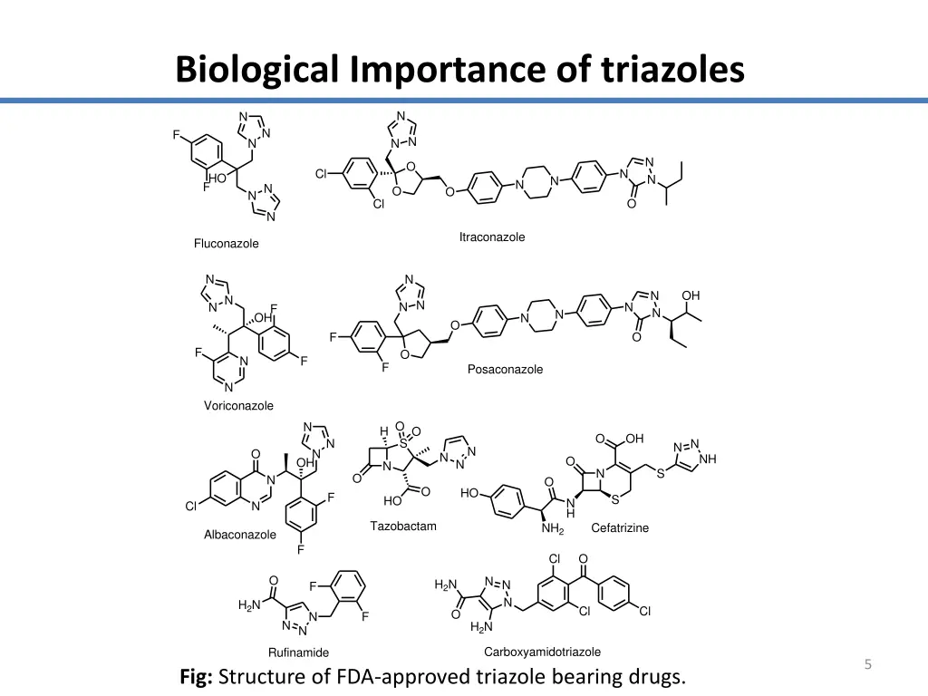 biological importance of triazoles
