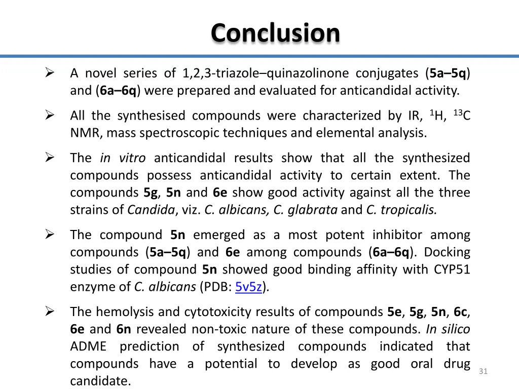 conclusion