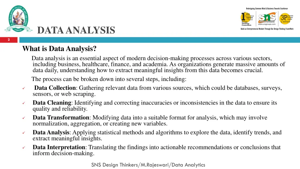 data analysis