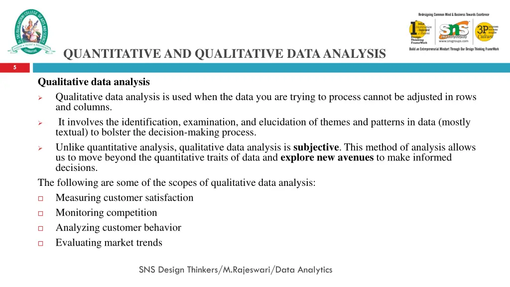 quantitative and qualitative data analysis 1