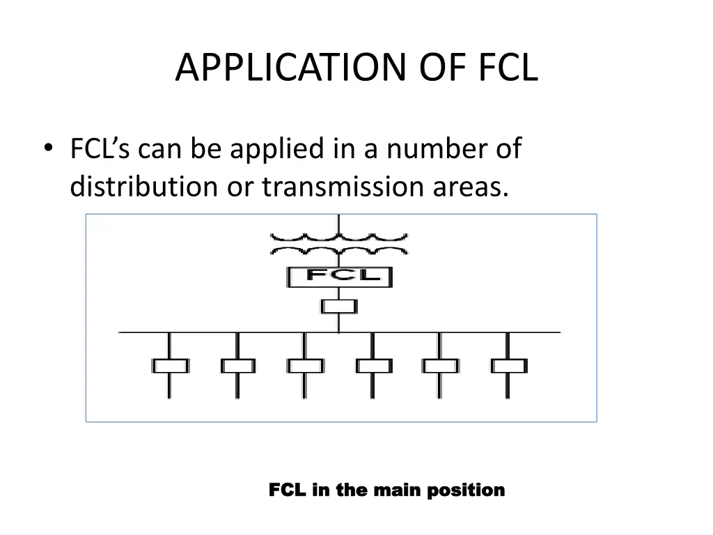 application of fcl