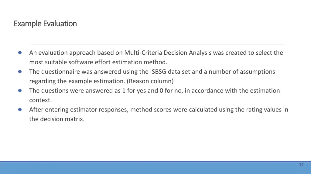 example evaluation example evaluation