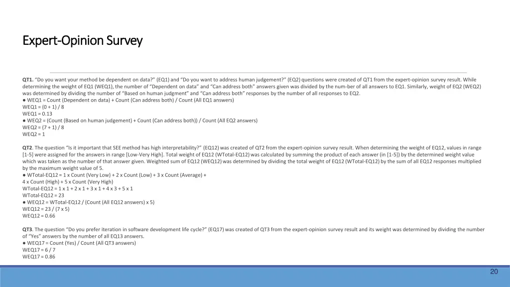 expert expert opinion survey opinion survey 1