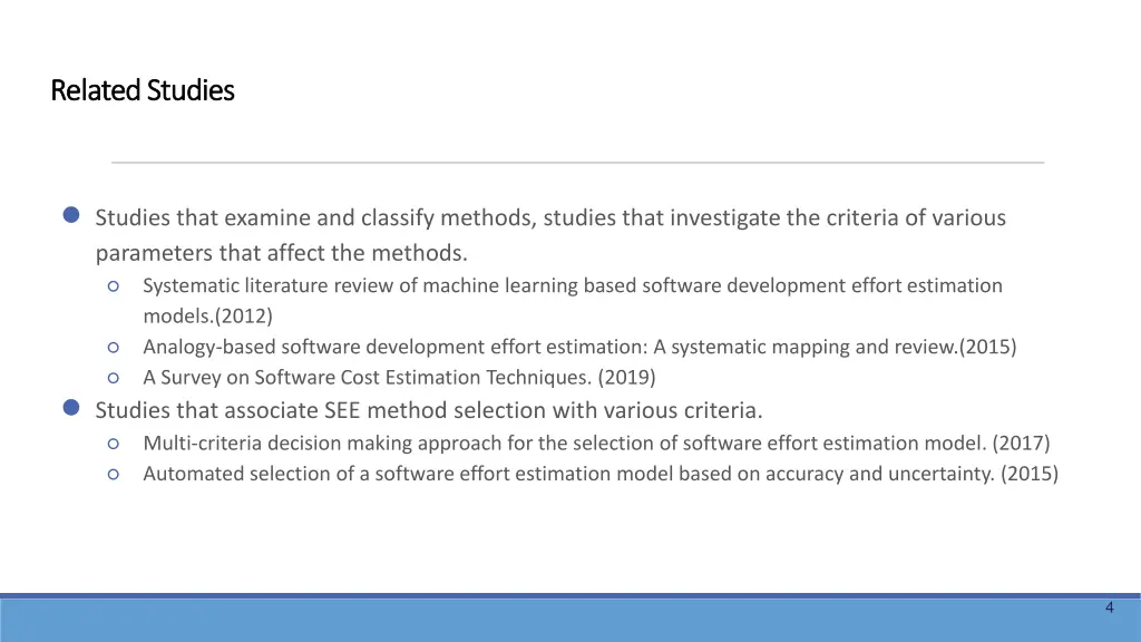 related studies related studies