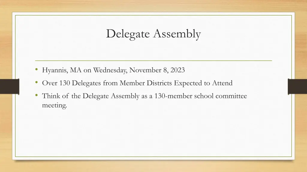 delegate assembly