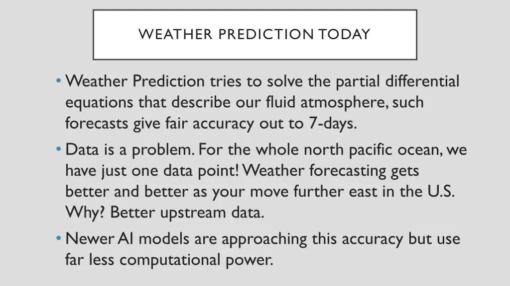 weather prediction today