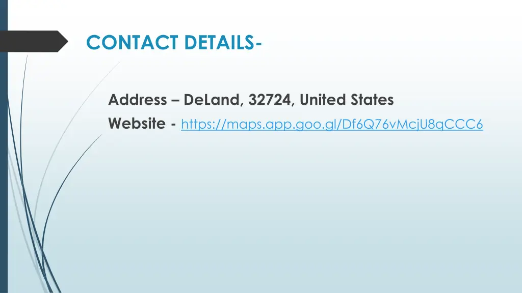 contact details