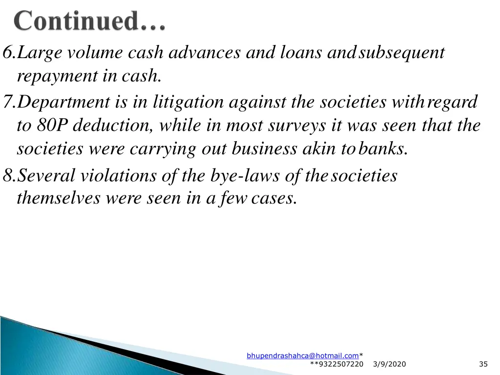 6 large volume cash advances and loans