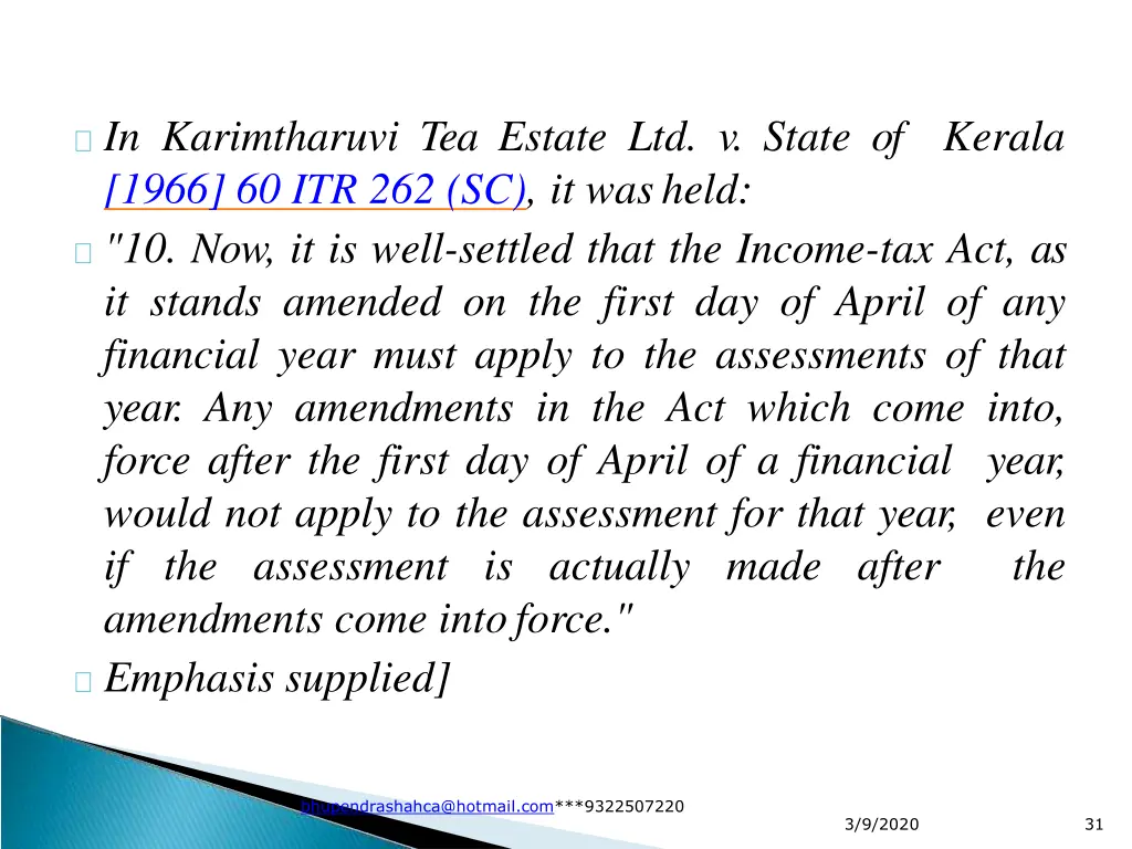 in karimtharuvi tea estate ltd v state of kerala