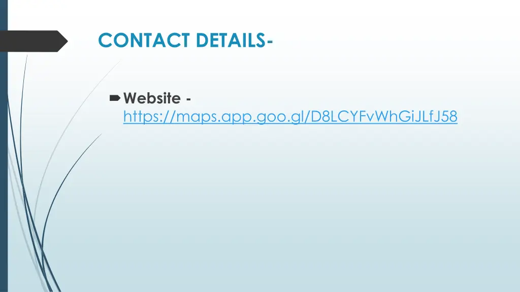 contact details