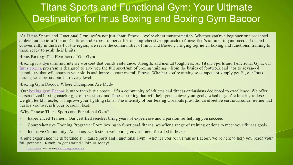 titans sports and functional gym your ultimate