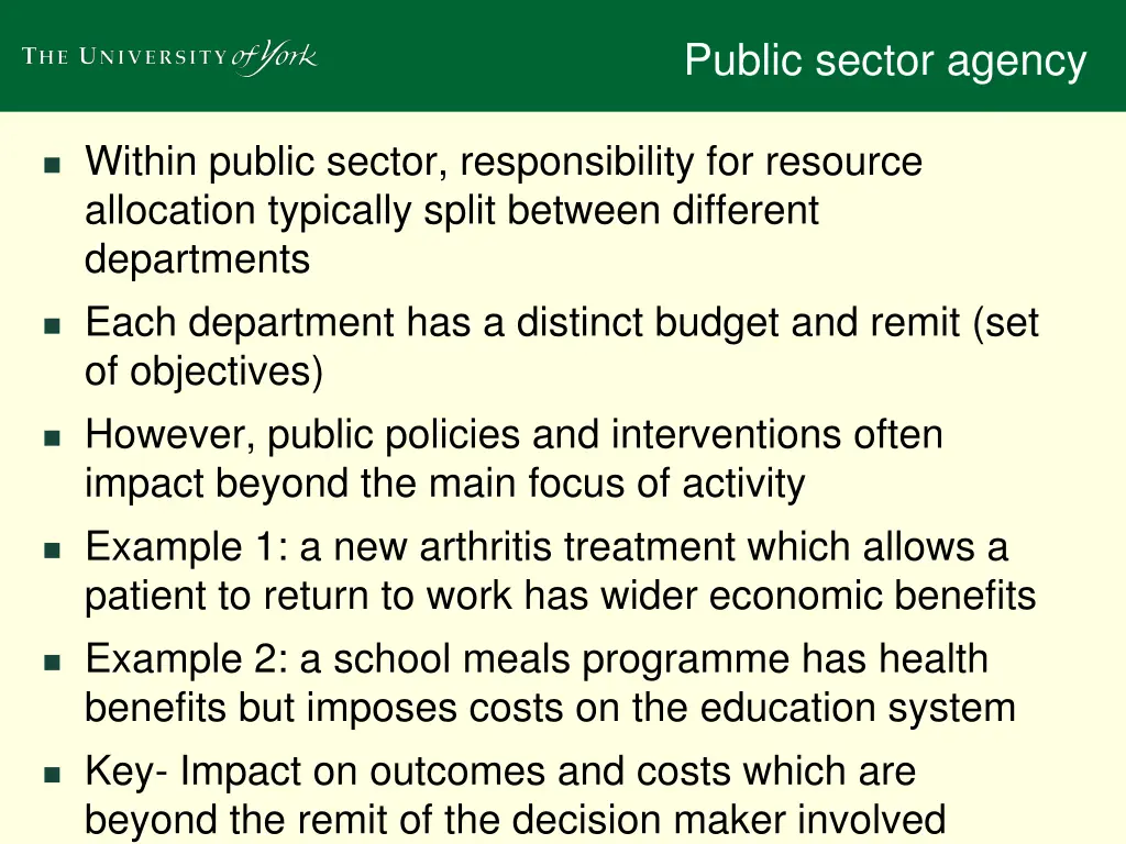 public sector agency