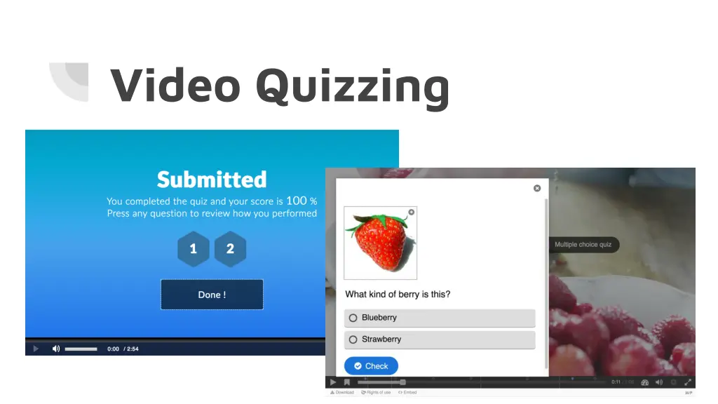 video quizzing