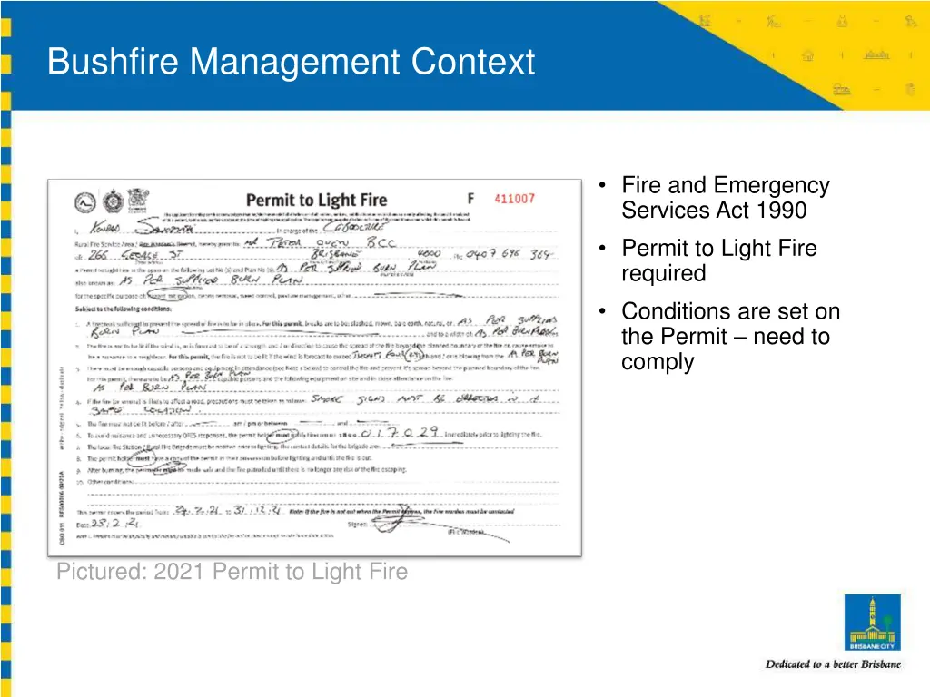 bushfire management context
