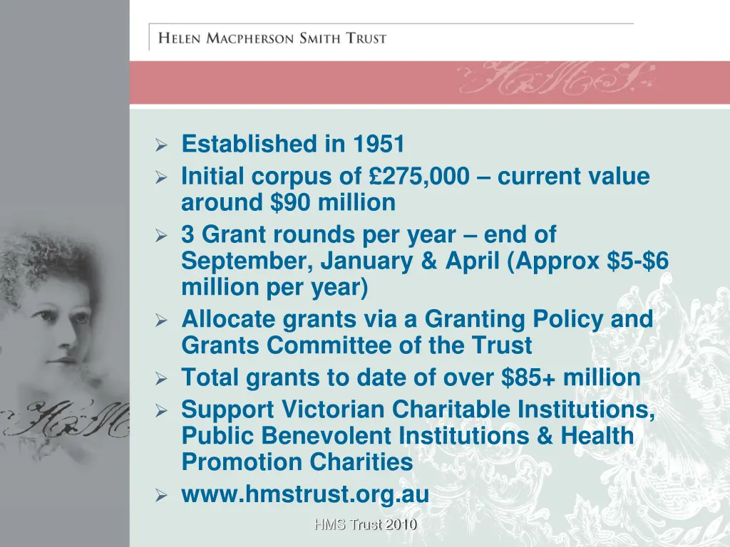 established in 1951 initial corpus