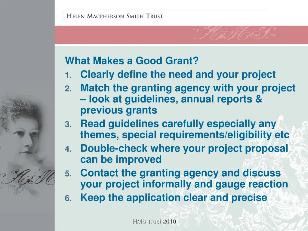 what makes a good grant 1 clearly define the need