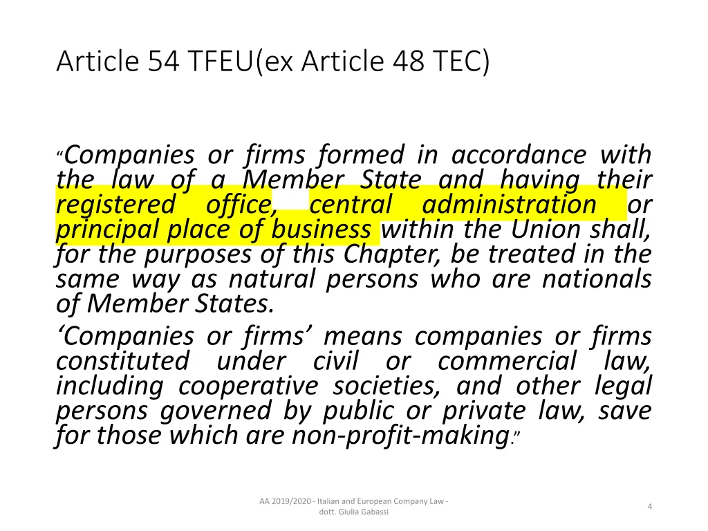 article 54 tfeu ex article 48 tec