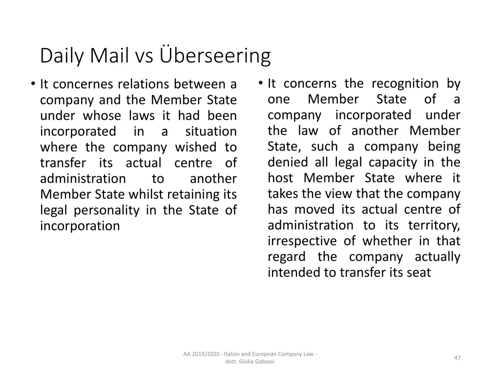 daily mail vs berseering it concernes relations