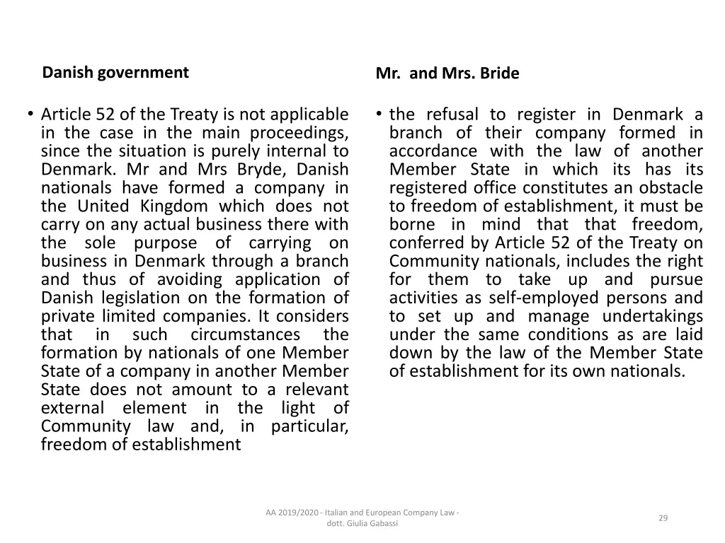 danish government