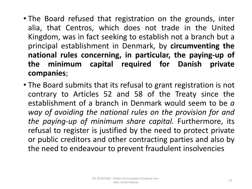the board refused that registration