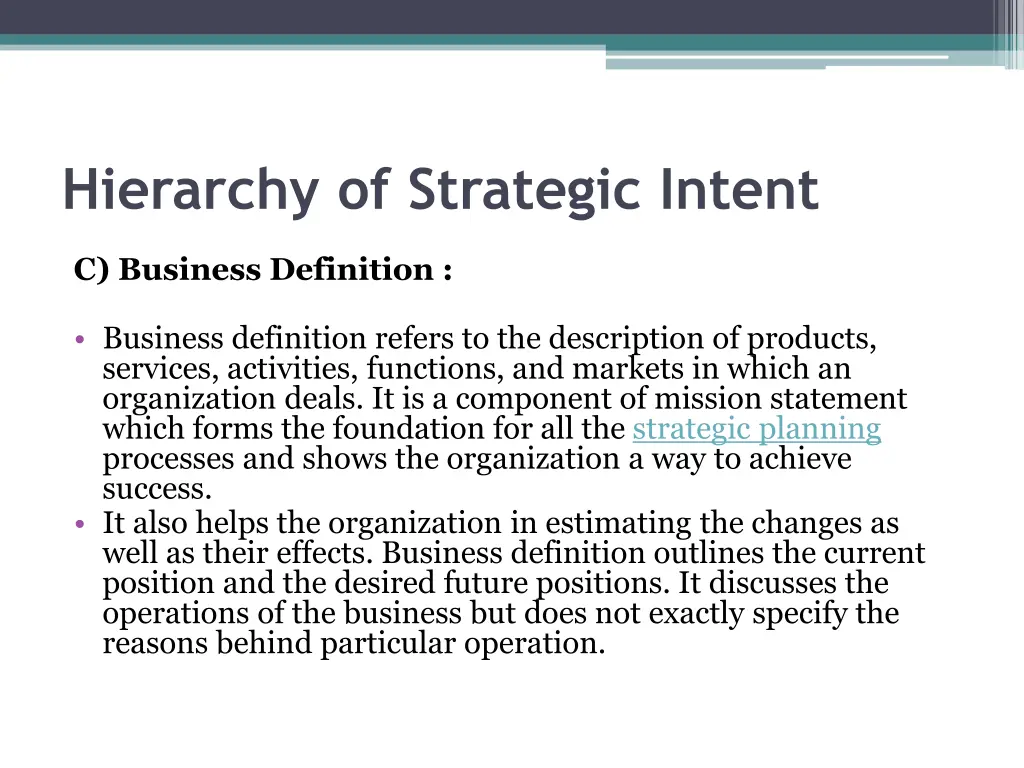 hierarchy of strategic intent 5