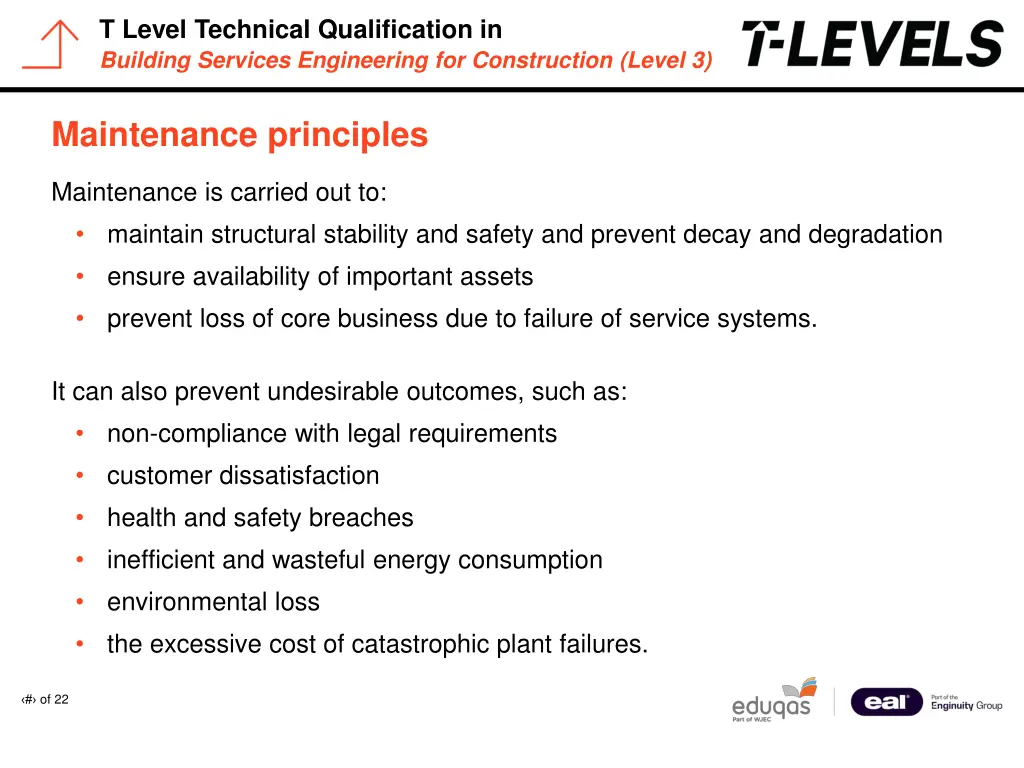 t level technical qualification in building 2