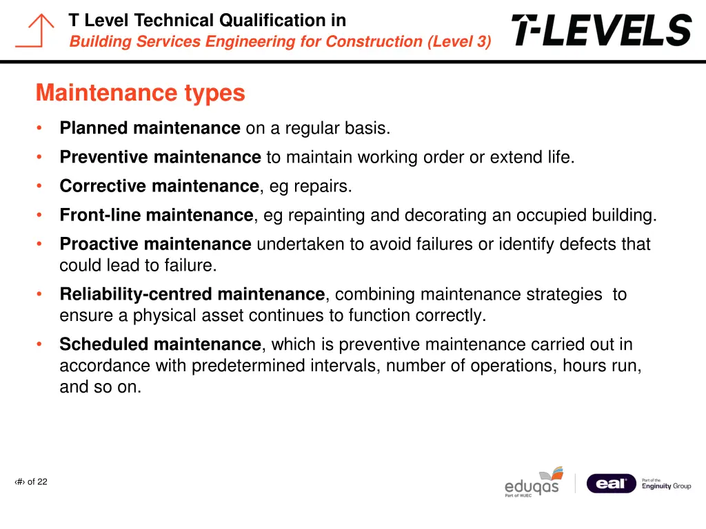 t level technical qualification in building 4