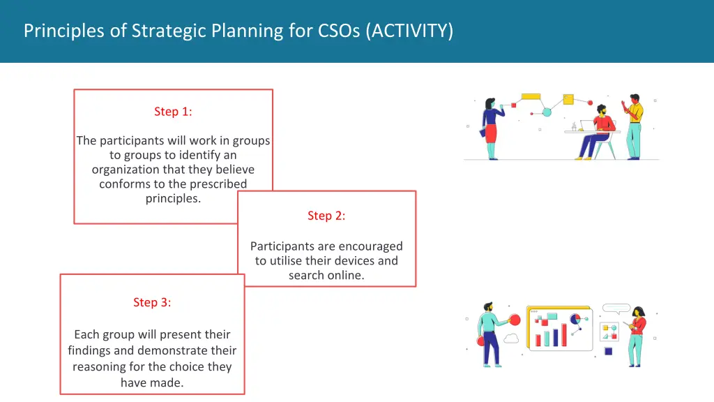 principles of strategic planning for csos activity